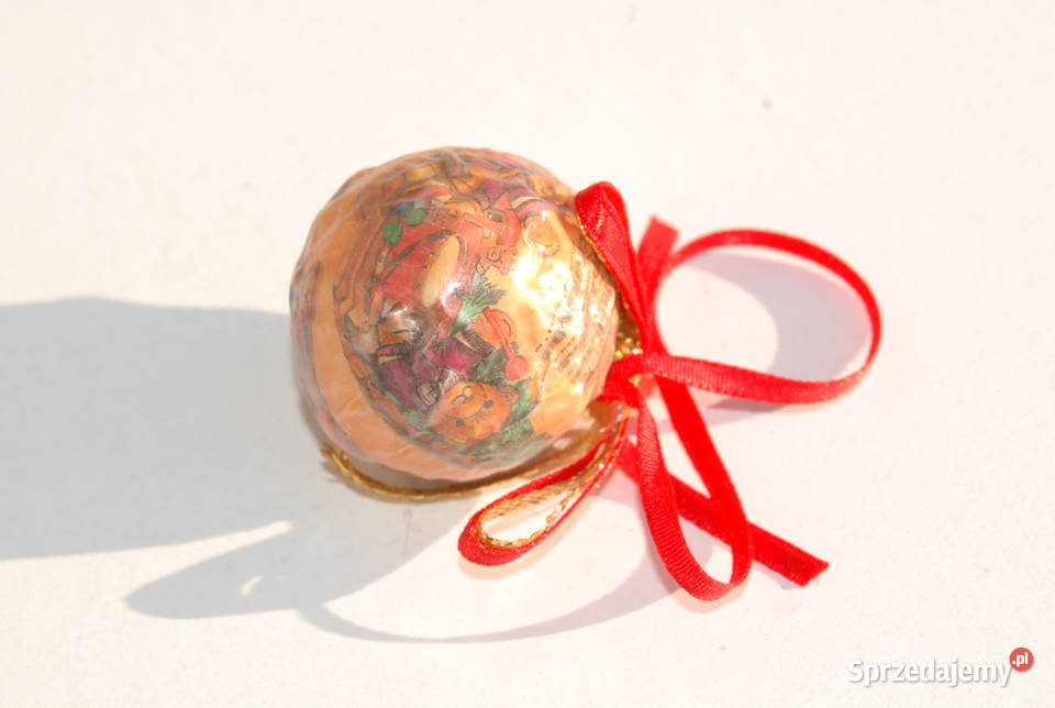 Stara ozdoba choinkowa bombka bańka miś świeca Pozostałe śląskie Cieszyn