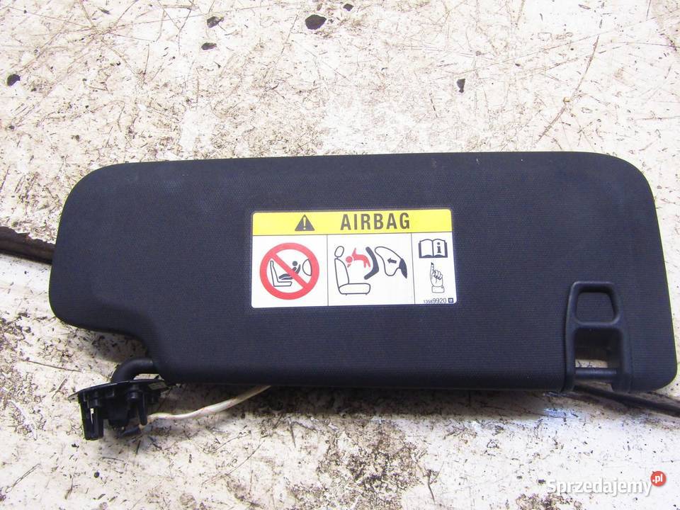 OSŁONA PRZECIWSŁONECZNA LEWA LEWE CZARNA OPEL Listwy