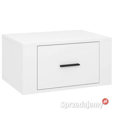 vidaXL Wisząca szafka nocna biały o wysokim Warszawa