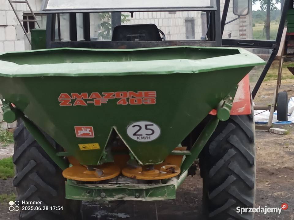 ROZSIEWACZ AMAZONE ZAF403 podkarpackie Cieszanów sprzedam