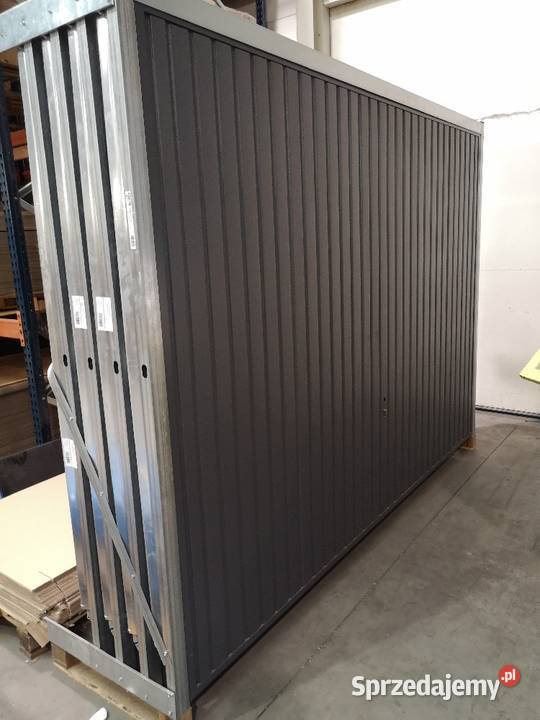 Brama garażowa uchylna 3000x2100 antracyt brąz Wrocław sprzedam