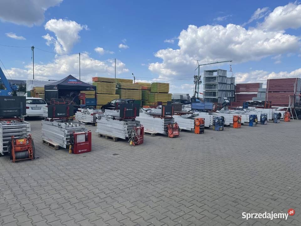 Drabina winda dekarska GEDA LIFT 150200250 Maszyny budowlane wielkopolskie Poznań