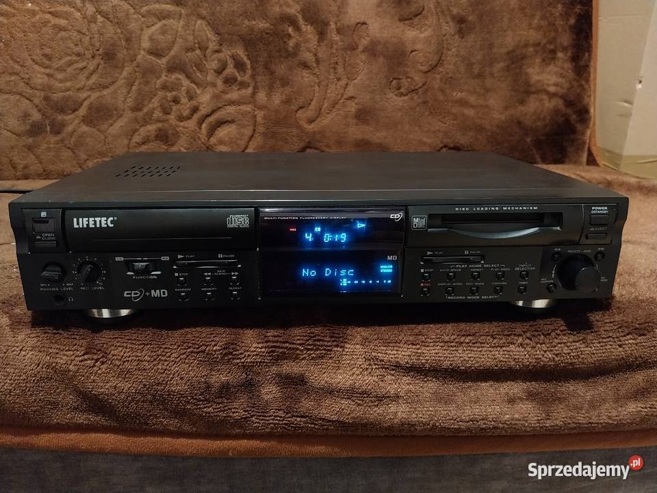 Odtwarzacz CD Mini Disc Lifetec LT8964 lubelskie Lubartów sprzedam