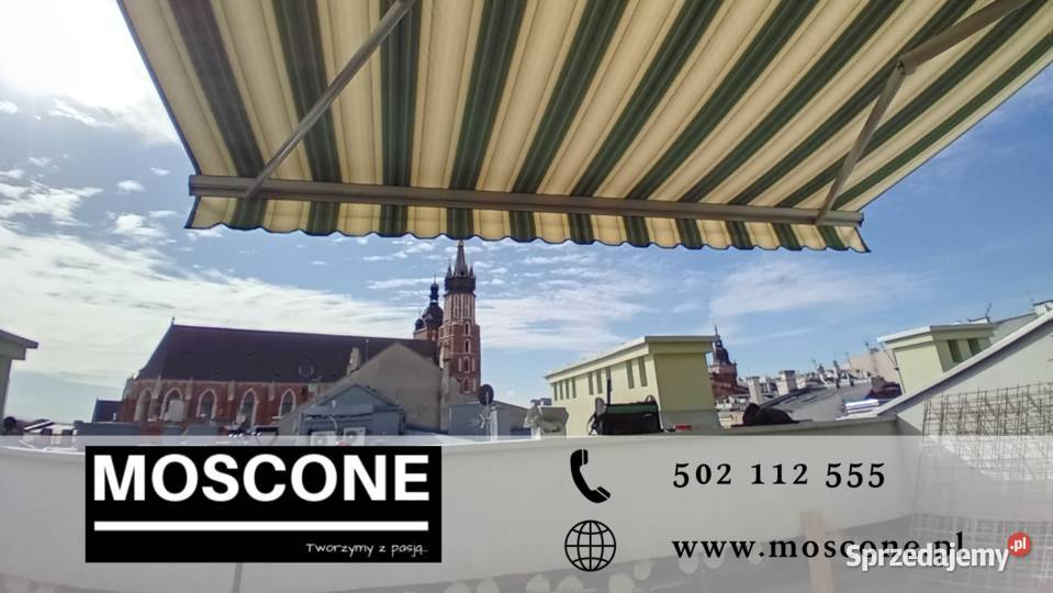 Markizy Tarasowe Krzeszowice | Pomiar - Montaż | Moscone