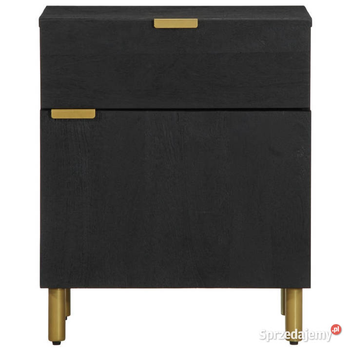 Szafka nocna czarna 50x33x60 materiał Nocne Warszawa sprzedam