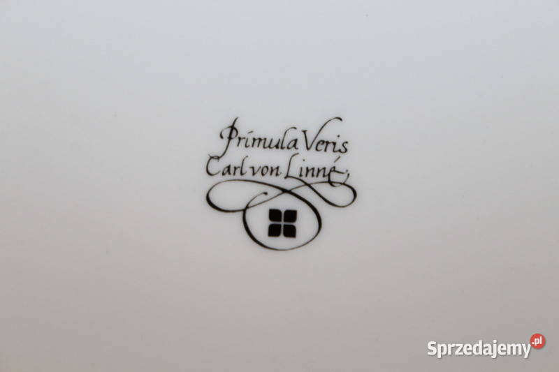 Porcelanowa talerz patera Carl von Linne 1061 Antyki, Sztuka, Kolekcje