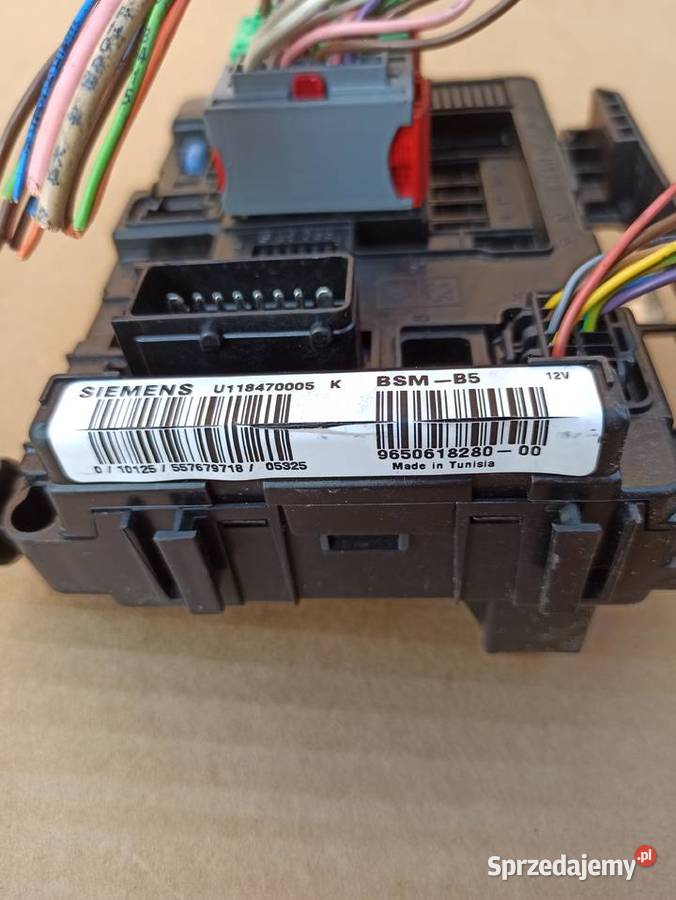 CITROEN C2 C3 Moduł BSM 9650618280 Części samochodowe