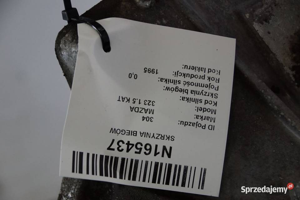 SKRZYNIA BIEGÓW MAZDA 323 15 KAT 1997 Lipno