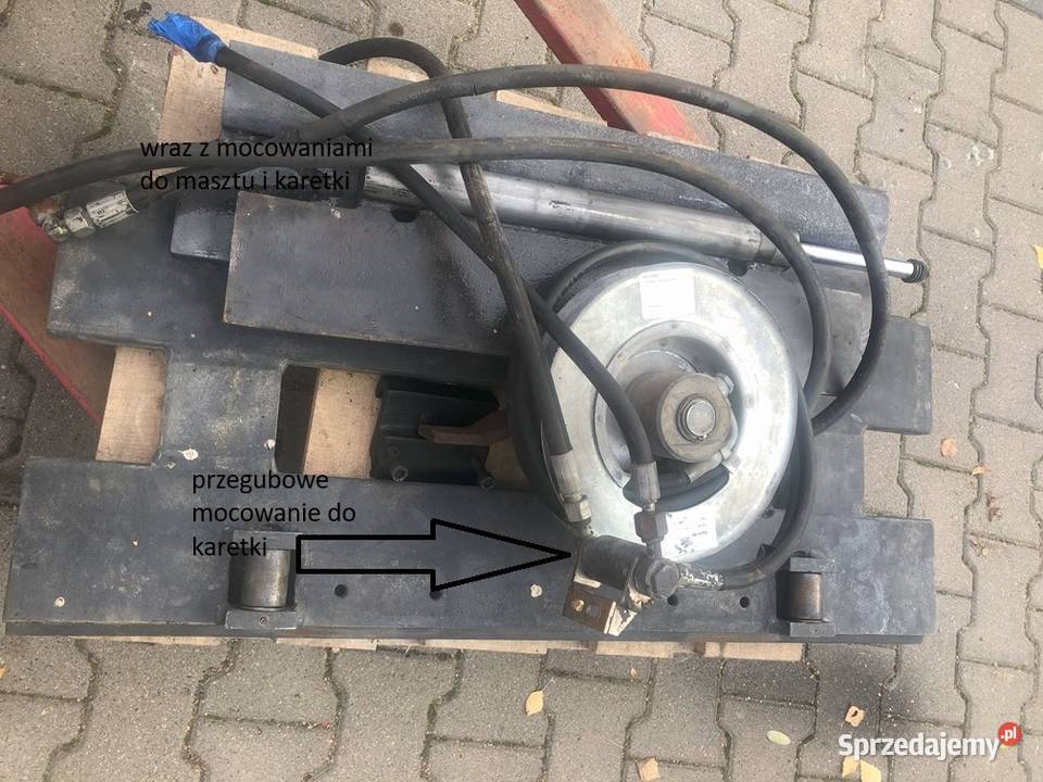 Zwijak przewodów hydraulicznych masztu przesuw mazowieckie