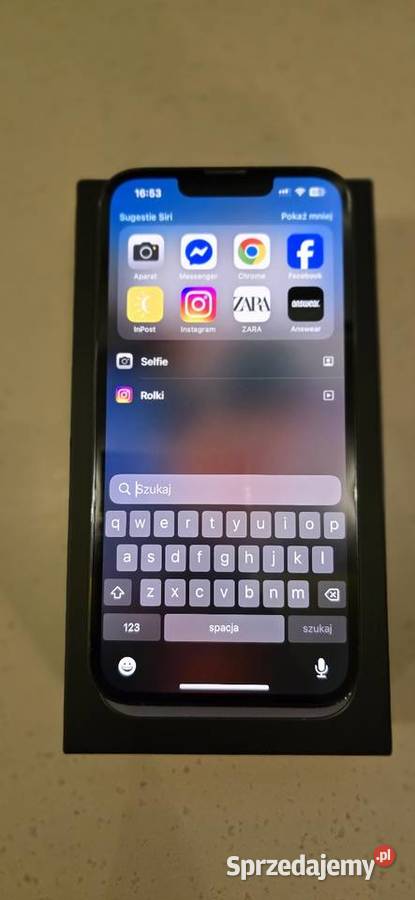 iPhone 13 Pro 128 GB Niebieski Pełny komplet Apple / iPhone Kraków sprzedam