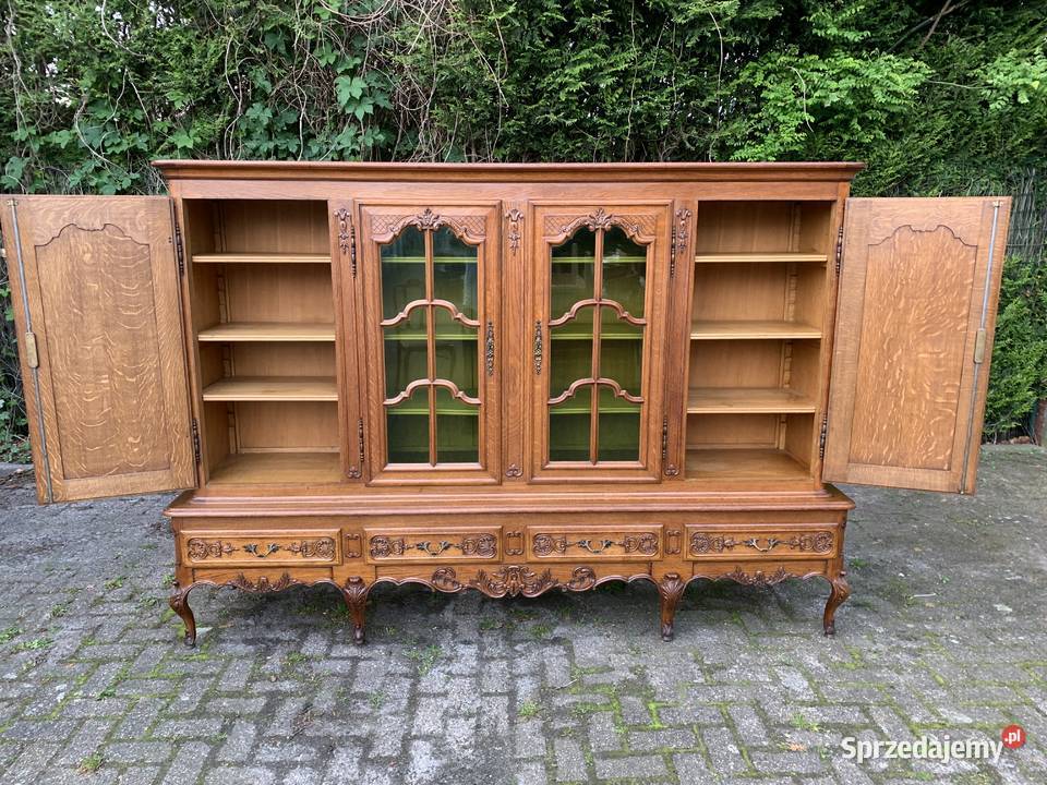 Ludwikowska biblioteczka kredens ślicznie Kredensy i witryny kujawsko-pomorskie