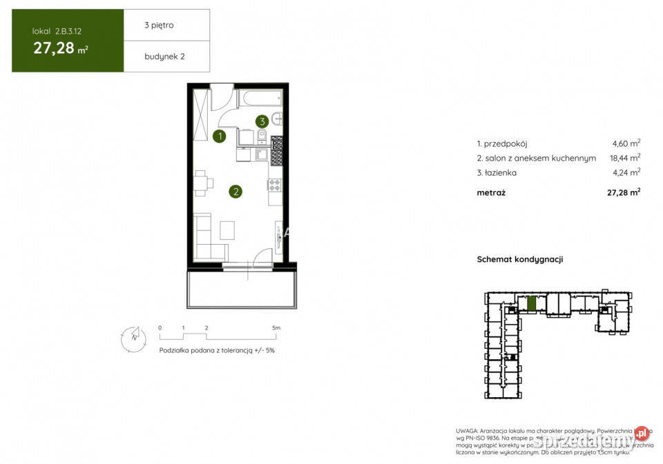 sprzedaży mieszkania Kraków 2728m2 1 pokojowe
