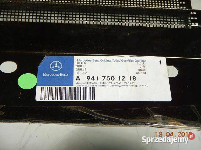 OSŁONA GRILLA MERCEDES ACTROS 942 NOWA ORYGINAŁ Pozostałe lubelskie