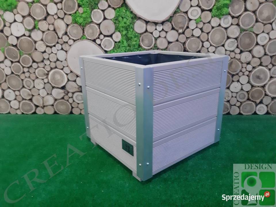 Donica drewniana 454541 nowoczesna doniczka Oborniki