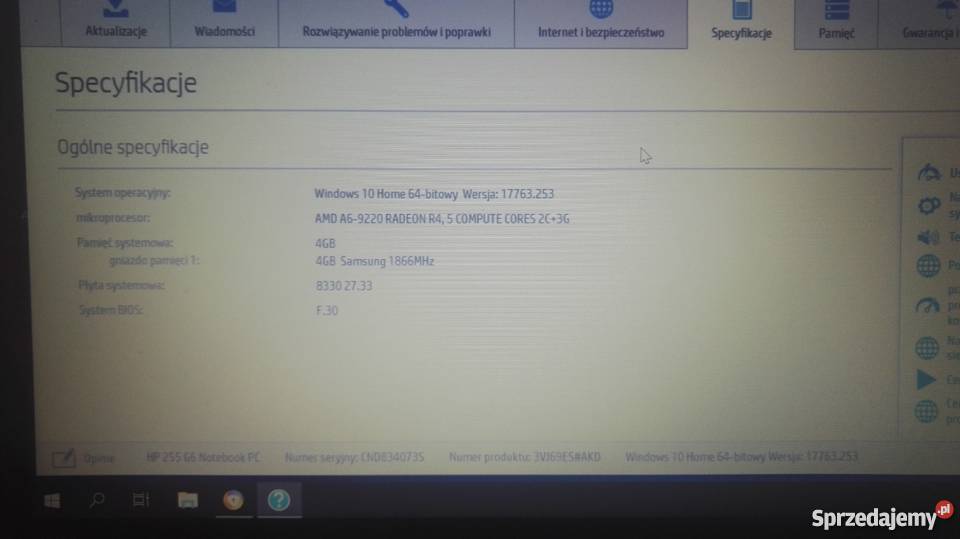 HP 255 G6 Notebook PC Wrocław
