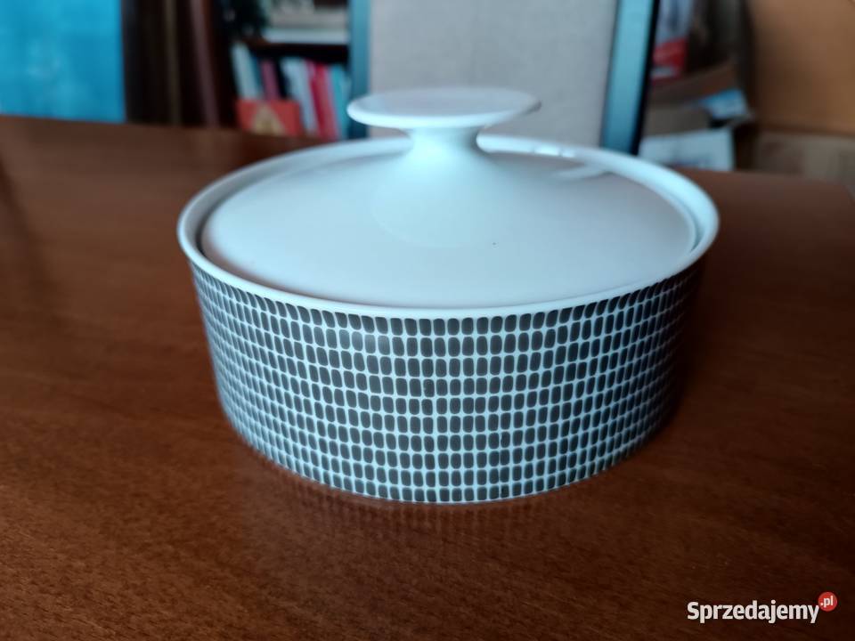 elegancki porcelanowy pojemnik z przykrywką śląskie Szczyrk