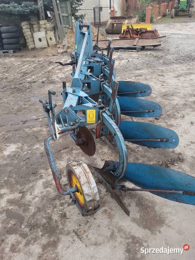 Pług 4 skibowy Lemken pług zagonowy w stanie Wąbrzeźno