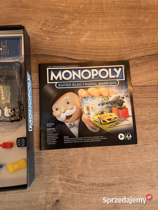 Monopoly Super Electronic Banking STAN IDEALNY dolnośląskie Lubin
