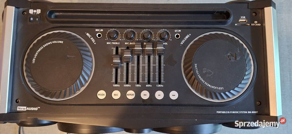 Boombox Bluetooth Audio RM800BT Pozostałe sprzedam