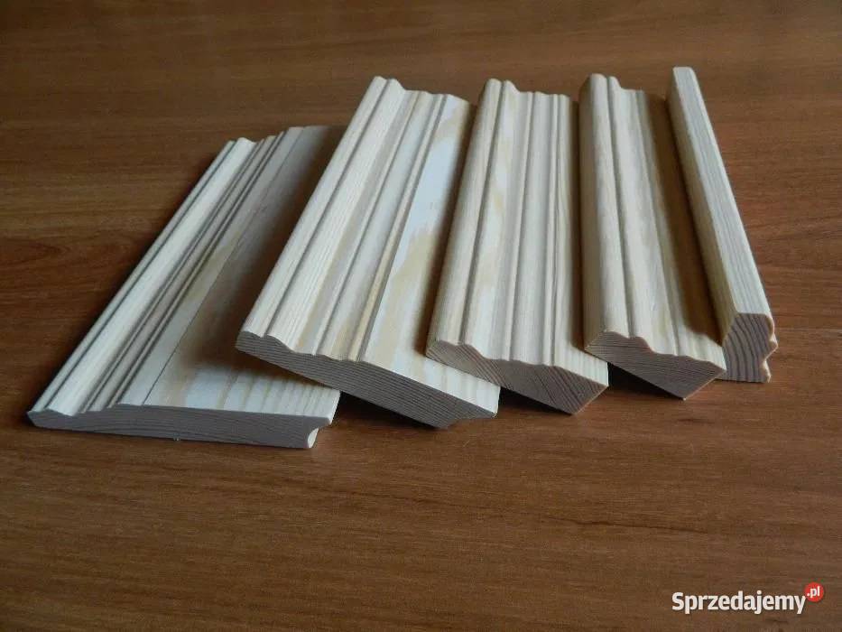 Listwa wykończeniowa drewniana frezowana sosna Narew