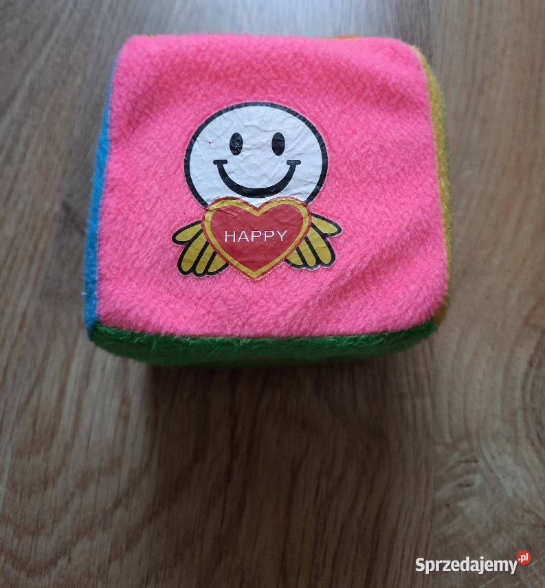 Duża kolorowa kostka edukacyjna grzechotka Warszawa