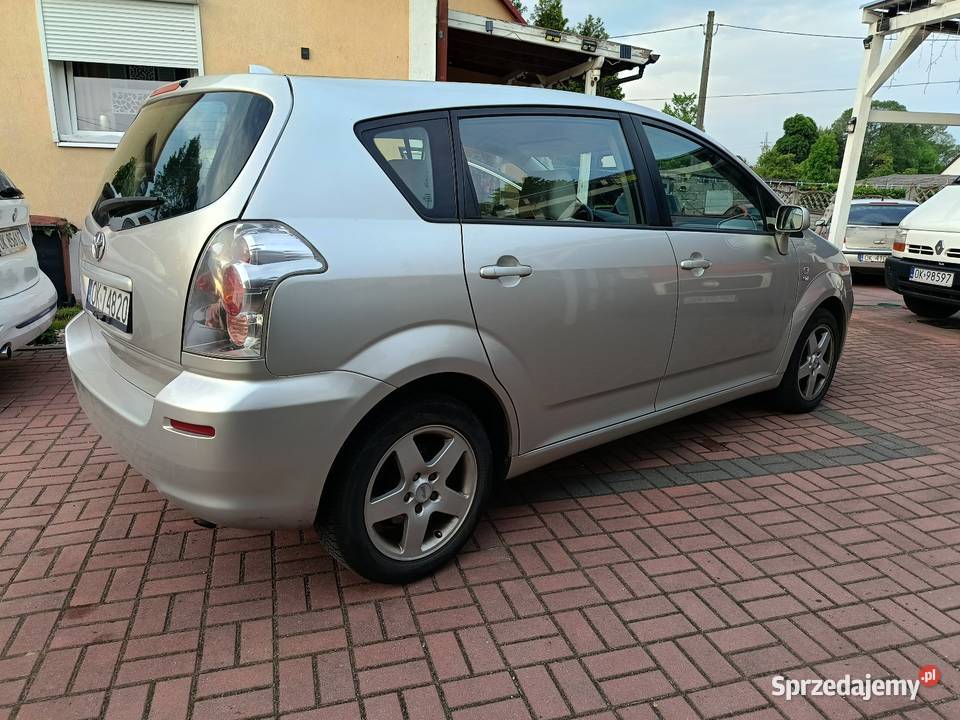 Toyota Corolla Verso 18 Benzyna 7 Osobowy immobilizer