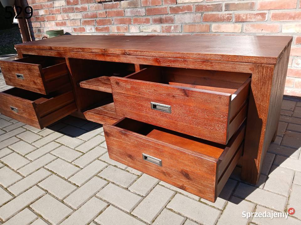 Szafka RTV Komoda akacja drewniana Szafka pod 45cm Gawroniec