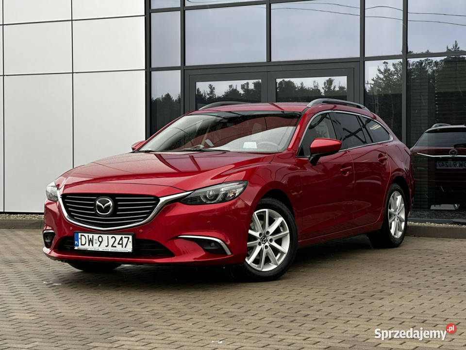 Mazda 6 Salon Polska Skóra Navi Kamera Full LED immobilizer Kąty Opolskie