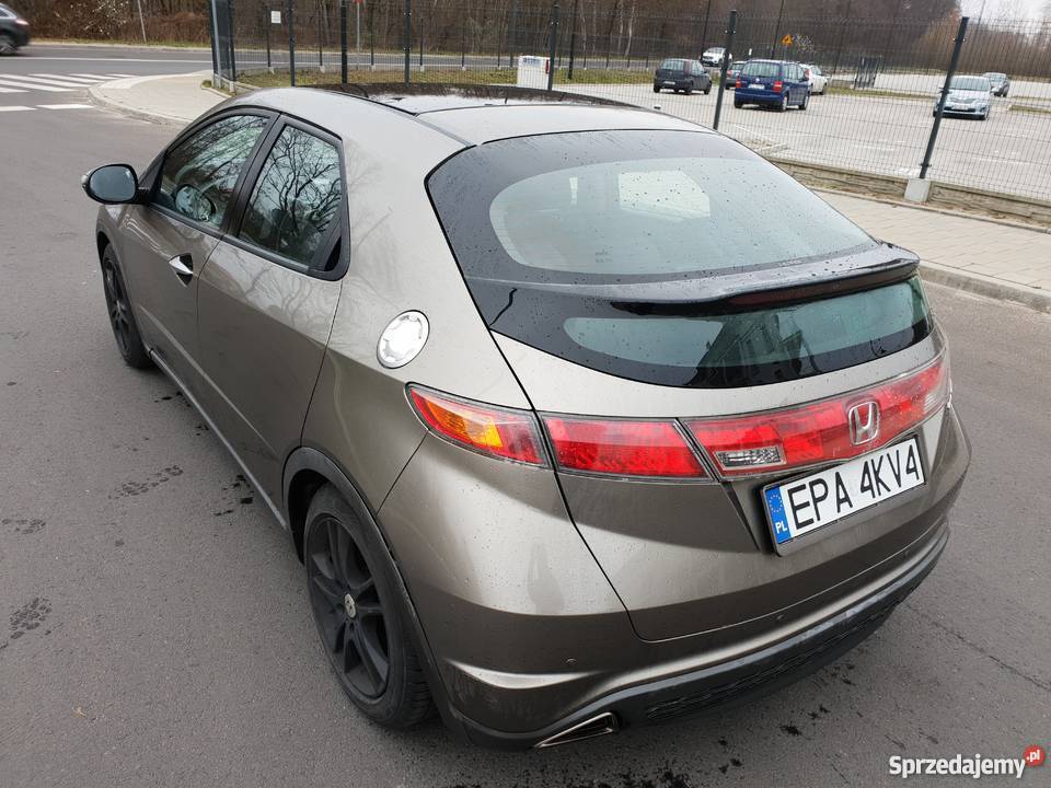 Honda Civic VIII UFO Stan 22D Panorama 2007r podgrzewane fotele Łódź