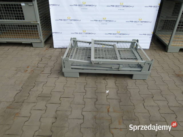 Paleta metalowa składana gitterbox RSS2