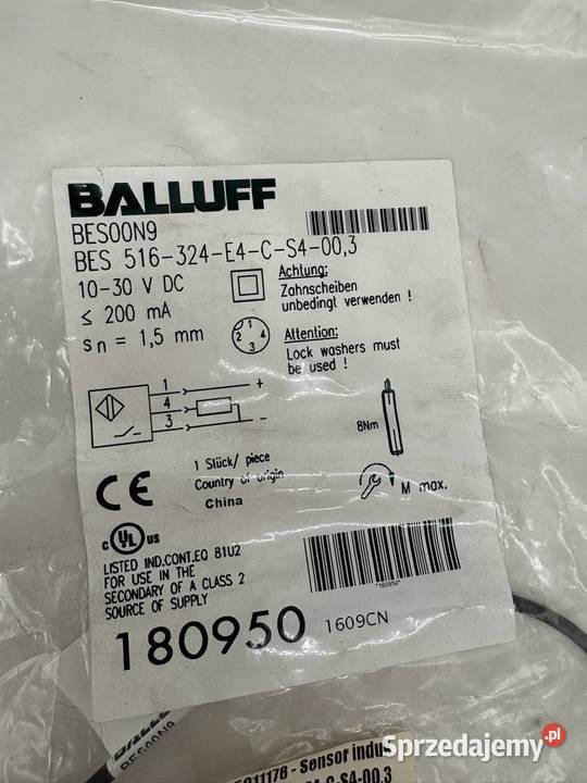 Balluff BES00N9 BES 516324E4CS4003 Czujnik mazowieckie Warszawa