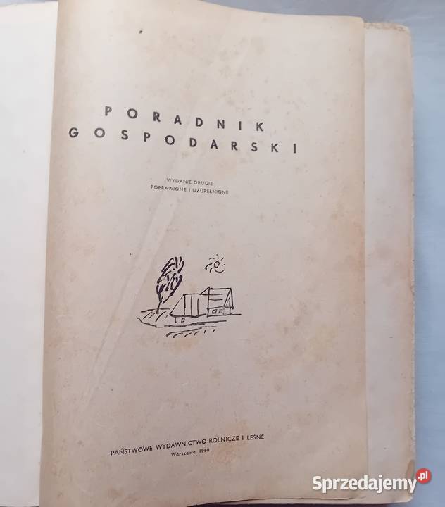 Poradnik gospodarski PWRiL 1960 r Wydanie II Antykwariat Koźminek sprzedam