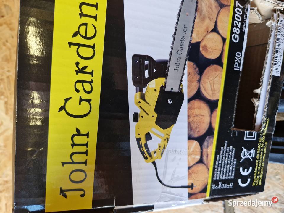 Piła elektryczna łańcuchowa Johyn Gardener 2400W wielkopolskie Głogowa sprzedam