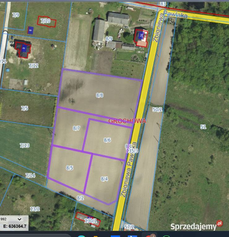 Sprzedam działki budowlane każda 1500m2 we wsi