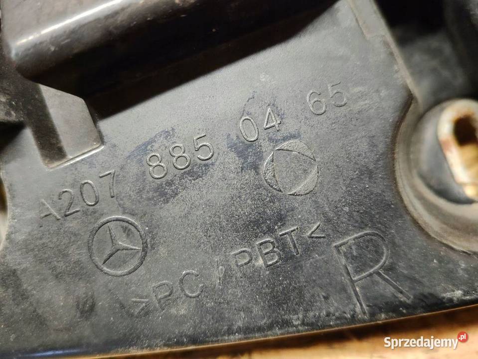 Mocowanie Ślizg Zderzaka Prawy Tył Mercedes W207 Pleszew sprzedam