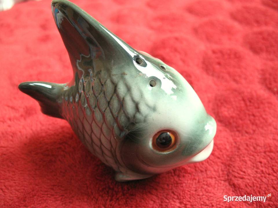 Sól i pieprz Porcelana Ryba 7 x 5 Rzadki okaz