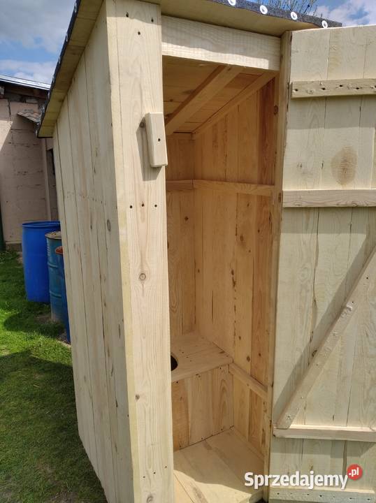 Toaleta drewniana Wc na działkę Jastrząb