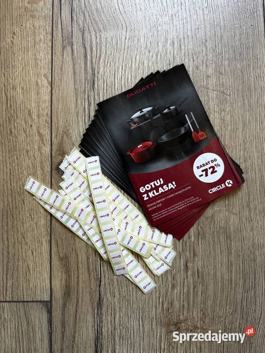 Zestaw garnków BUGATTI Circle K 120 naklejek czarny śląskie Piekary Śląskie