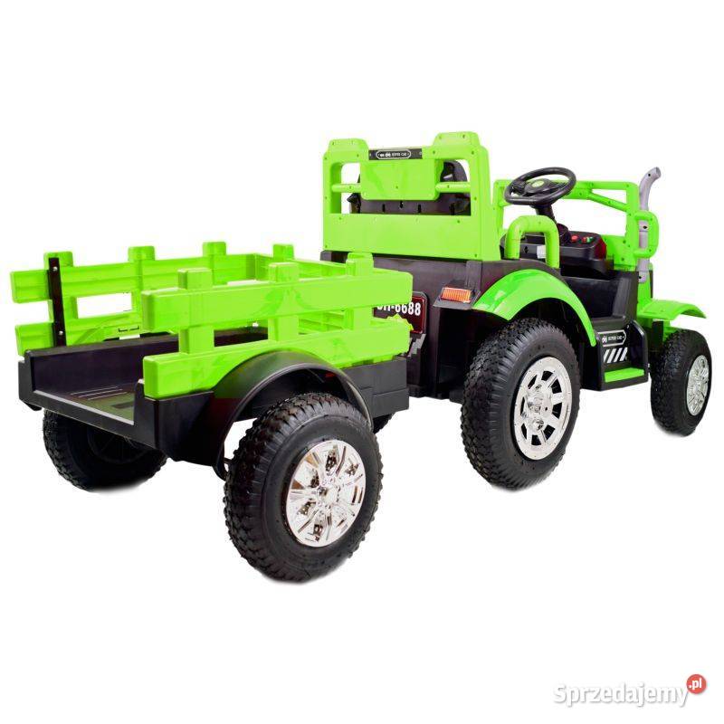 MEGA TRAKTOR LARGE Z PRZYCZEPĄ POMPOWANE KOŁA Toruń