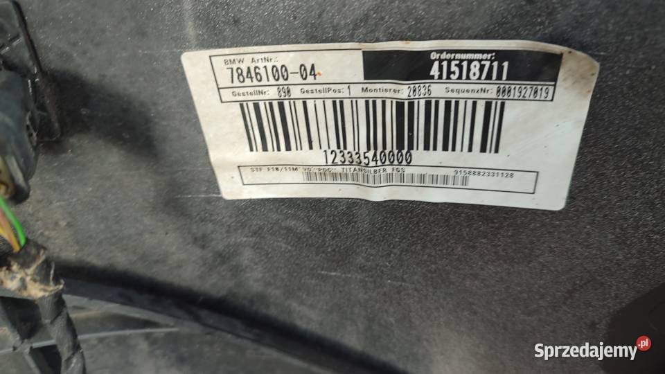 BMW 5 F10 F11 MPAKIET 1013 ZDERZAK PRZÓD PDC