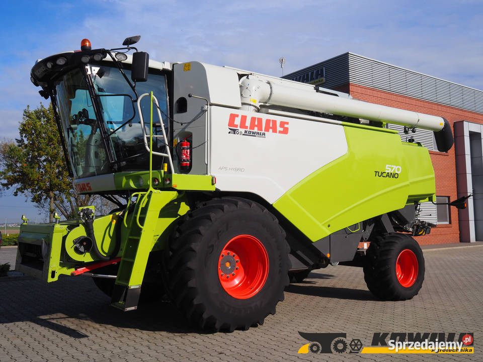 Claas Tucano 570 GPS V770 Kombajn zbożowy wielkopolskie