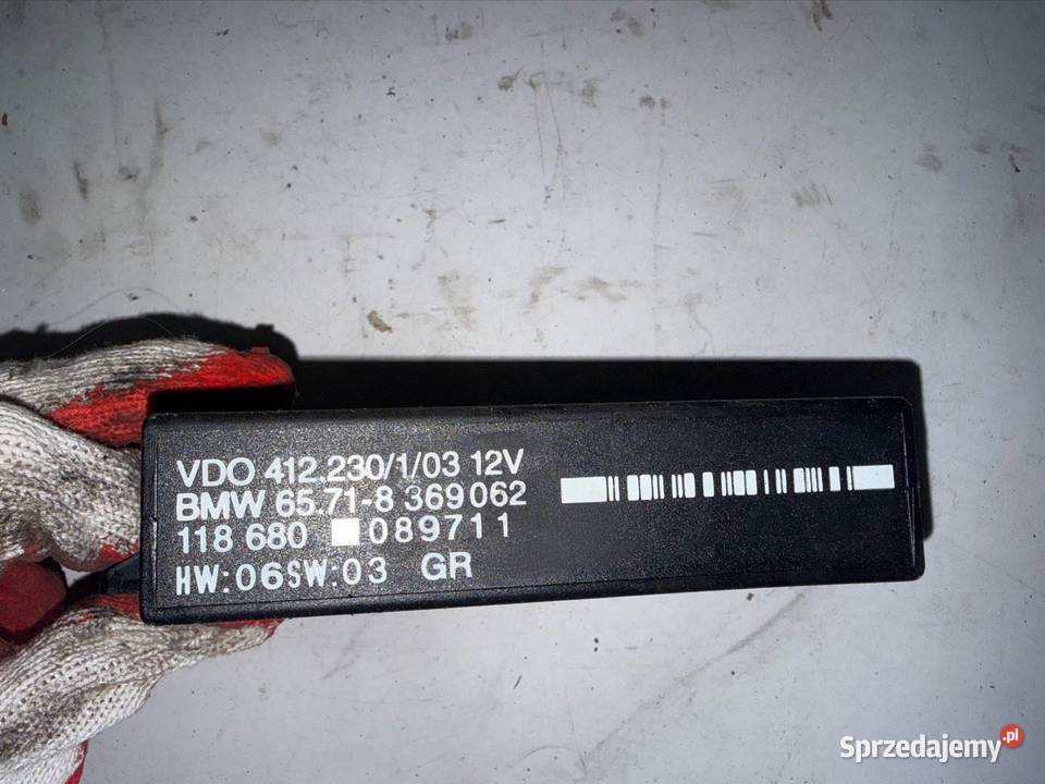 Sterownik tempomatu BMW 65718 369062 wielkopolskie Ostrów Wielkopolski