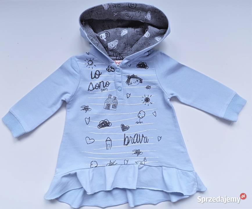 Tunika bluza z baskinką i kapturem Brums 7480 Odzież Katowice