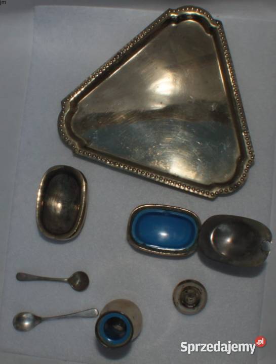 Angielski kabaret EPNS na mosiądzuP64 Kraków sprzedam