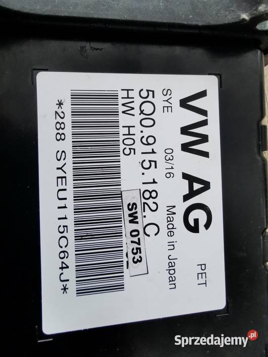 Sterownik do monitorowania akumulatora VW Golf