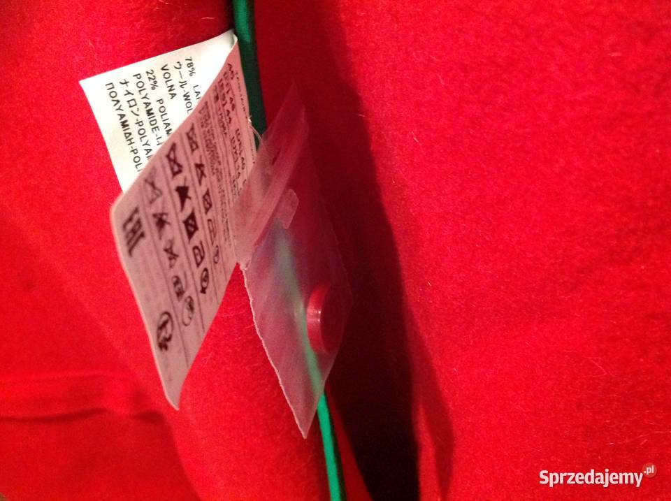 Kurtka Płaszcz Wełniany Damski BENETTON L Nowy Nowa Sól