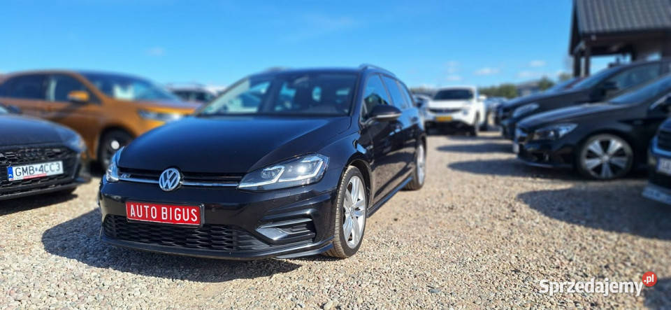 Volkswagen Golf Automat Climatronic R LINE ledy czarny Lębork