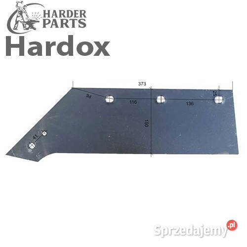 Lemiesz 300ha HARDOX 40430767L do pługa Suwałki