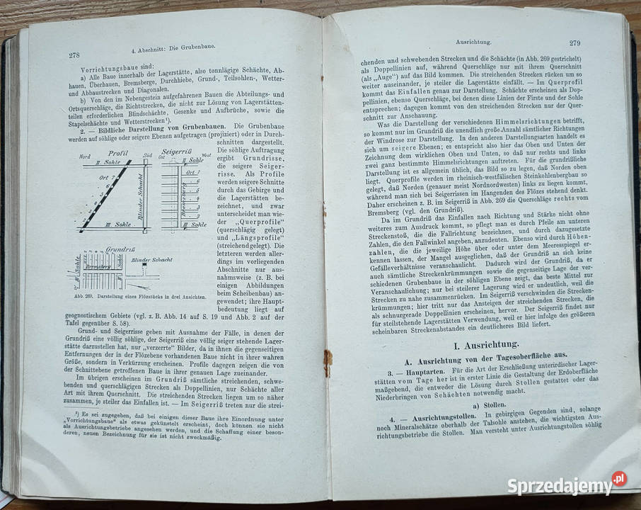 Bergbaukunde Heise Herbst Fritzche band I II Sosnowiec