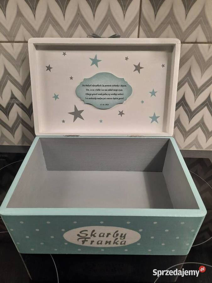 Kuferek chłopca z imieniem miś konik na opolskie Kędzierzyn-Koźle